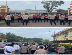 Polres OKI Gelar Simulasi Sispam Mako untuk Tingkatkan Kesiapsiagaan Personel