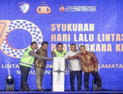 Luncurkan Aplikasi Digital Polantas Dalam Genggam Di Acara HUT Lalu Lintas Bhayangkara