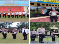 Sebanyak 17 Personil Raih Penghargaan Dari Kapolres Mura