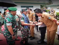 Kunjungan Pangdam II/Sriwijaya di Kodim 0402/OKI-OI Disambut Hangat Bupati Panca dan Forkopimda