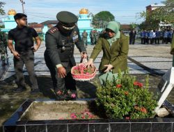 Kodim 0402/OKI-OI Ziarah Nasional Ke TMP Kusuma Bangsa, Peringati HUT TNI ke-80