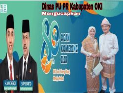 Dinas PU PR Mengucapkan Dirgahayu Kabupaten OKI Ke-80