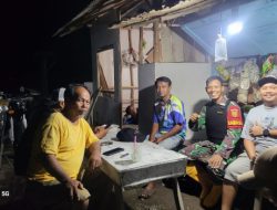 Babinsa Serda Heriyanto Laksanakan Patroli Siskamling Di Desa Gajah Makmur