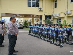 Mewakili Kapolres Kasat Lantas OKI Lepas Pocil Dan PKS Mengikuti Lomba: Semoga Meraih Juara