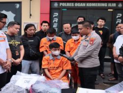 Polres OKI Ungkap Cepat Kasus Pembunuhan di Kayuagung, Tiga Pelaku Diamankan Kurang dari 6 Jam