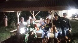 Pentingnya Keamanan, Babinsa Koramil 402-10/Kayuagung, Patroli Sambangi Pos Kamling