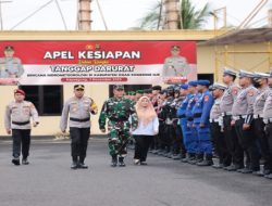Polres OKI Gelar Apel Kesiapan Tanggap Darurat Bencana Hidrometeorologi, Kapolri Tekankan 8 Instruksi Penting