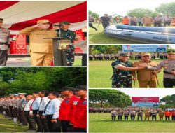 ‎Gelar Apel Kesiapan, Pemkab Banyuasin dan Polres Banyuasin Siap Siaga Hadapi Bencana Hidrometeorologi