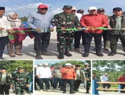 Bupati Banyuasin Resmikan Jalan Penghubung Desa Bintaran