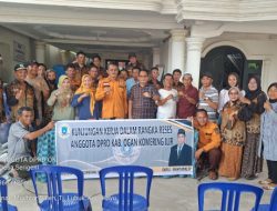 Selain Lampu Penerangan Jalan, Reses Anggota DPRD OKI Mahyudin, Masyarakat Juga Minta Pemasangan Tiang Listrik