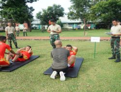 Kodim 0402/OKI-OI Gelar Kegiatan Kesegaran Jasmani (Garjas) Periodik Semester II