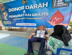 IMIPAS Peduli: Lapas Kelas IIA Tanjung Raja Gelar Donor Darah dan Pemeriksaan Kesehatan Gratis dalam Rangka Hari Bakti Kemenimipas ke-1