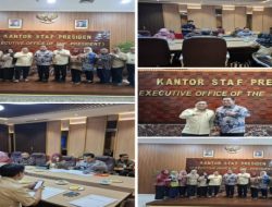 Bupati Banyuasin Usulkan Peningkatan Pelayanan Pemkab Banyuasin Ke Kepala Staf Presiden RI