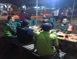 Patroli Siskamling bersama, Babinsa Koramil 402-10/Kayuagung, Wujudkan Lingkungan Aman Di Desa Cahya Makmur