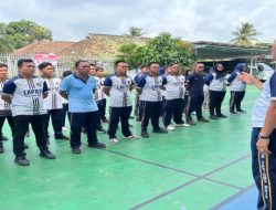 Lapas Tanjung Raja Gelar Pelatihan Baris Berbaris untuk Tingkatkan Kedisiplinan Petugas