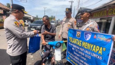 Operasi Zebra Musi 2025, Polres Muara Enim Hadirkan Polisi Menyapa