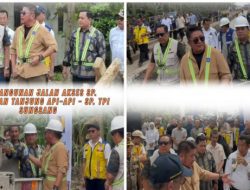 Tingkatkan Target Perekonomian, Groundbreaking Jalan Menuju TPI Sungsang Dimulai! Bupati Banyuasin: “Ini Tepat Dan Jelas”