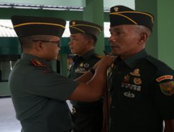 Kodim 0402/OKI-OI Gelar Sertijab Perwira dan Sambut Personel Baru