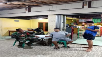 Babinsa Koramil 402-02/Pedamaran Intensifkan Patroli Malam, Warga Pedamaran IV Merasa Lebih Aman