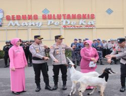 Apel Pelepasan Purna Bakti Kabag Ren, Polres OKI Berikan Penghormatan Kompol Arkamil