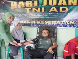 Semarak Hari Juang Kartika 2025, Kodim 0402/OKI-OI Sukses Selenggarakan Donor Darah dan Pelayanan Kesehatan Gratis