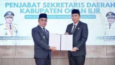 Resmi Dilantik, Dicky Syailendra Fokus Lanjutkan Agenda Strategis Pemerintah Ogan Ilir