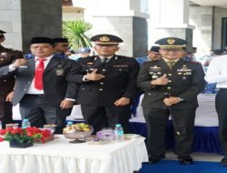 Perkuat Bela Negara dan Kesiapsiagaan Bencana, Dandim 0402/OKI-OI Hadiri Apel Siaga di OKI