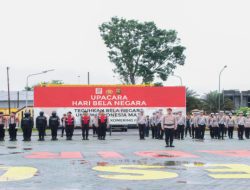 Semangat Bela Negara Menggema dalam Upacara HBN ke-77 di Polres OKI