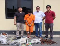 Tim Gabungan Polres OKI Berhasil Tangkap Pelaku Pencuri AC Yang Beraksi di 7 TKP