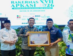 Bupati Panca Wijaya Akbar Terima Piagam Penghargaan BKN RI atas Keberhasilan Penerapan Manajemen Talenta ASN pada Rakor Apkasi XVII 2026