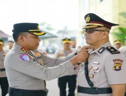 Upacara Pelantikan Jabatan Kabag Ren Polres OKI Berlangsung Khidmat