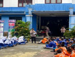 Sat Binmas Polres OKI Gelar Sosialisasi dan Penyuluhan Kamtibmas di SMP Negeri 1 Kayuagung