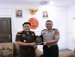 Perkuat Sinergitas Antar Lembaga Penegak Hukum, Kapolres OKI Kunjungi Kejaksaan Negeri Kayuagung