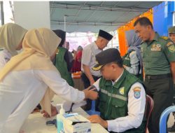 Buktinyata Mahasiswa KKN UNISKI Hadirkan Aksi Kemanusiaan Melalui Cek Kesehatan Gratis dan Donor Darah