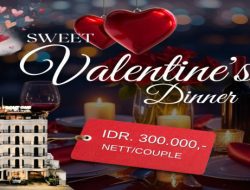Ayo ! Rayakan Momen Kasih Sayang Di Sweet Moments Valentine Romantic Dinner di Kesuma Front One Boutique Hotel Palembang