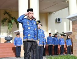 Wako Ludi Pimpin Upacara Gabungan “Kedisiplinan dan Kinerja ASN di Lingkungan Pemerintah Kota Pagar Alam Segera Dibenahi”