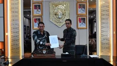 Wako Ludi Terima Entry Meeting BPK Sumsel dan Penyerahan Surat Tugas Tim BPK kepada Pemkot Pagar Alam