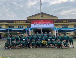 GOBAR MUSI, Gowes 88 Km Hingga Polres OKI