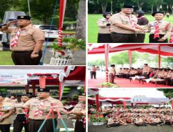 Buka Jambore Cabang V Banyuasin 2026, Sekda Pesan Hal Ini