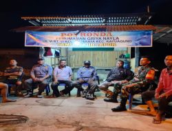 Camat Kayuagung Apresiasi Patroli Siskamling, Koramil 402-10/KA Bersama Komponen Masyarakat Wujudkan Wilayah Aman dan Kondusif