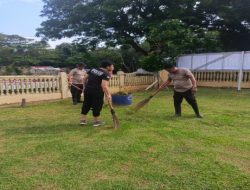 Kapolsek Pampangan AKP Hendri Permana Pimpin Giat Kurve di Mako dan Asrama