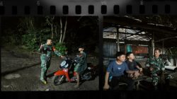 Pastikan Kondisi Aman Babinsa Koramil 402-01/Tg Lubuk Melaksanakan Patroli Malam