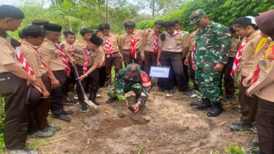 Kodim 0402/OKI-OI Laksanakan Persami KKRI di Kecamatan Lempuing