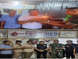 Forjubes Terima Kejutan Dari Kodim 0402/OKI-OI, Di Hari Pers Nasional