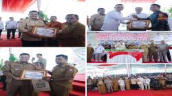 Pemkab Banyuasin Gelar Tasyakuran Swasembada Pangan Sebagai Peringkat I Nasional Peningkatan Produksi Beras