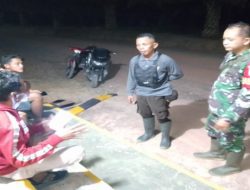 Rumah Terasa Aman Babinsa 402-10/Kayuagung Intensifkan Patroli Siskamling, Sisir Pemukiman di Desa Suka Mulya