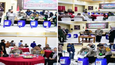 Lawan Peredaran Gelap Narkotika, Polres Banyuasin Musnahkan 21,9 Kg Sabu Senilai Rp16 Miliar