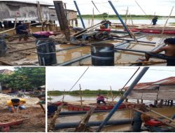 Kodim 0402/OKI Bangun Jembatan Gantung Sungai Dabuk, Harapan Baru Warga Desa Embacang di Tengah Tantangan Cuaca