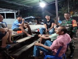 Tingkatkan Kemananan Di Kelurahan Tg Batu Babinsa Gelar Patroli Bersama Komduk