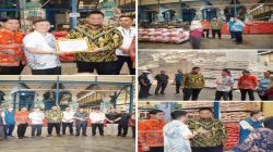 Pastikan Stok Pangan Terpenuhi, Sekda Banyuasin Tinjau PT. Buyung Putra Pangan